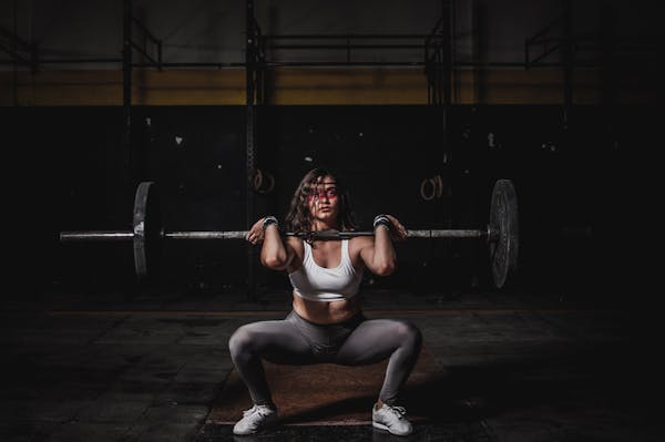 Heavy squat at Exile Fitness